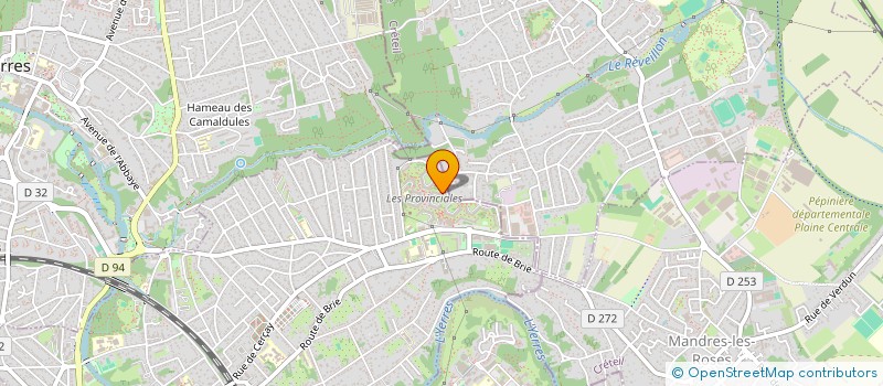 localisation de l'entreprise MONSIEUR BERNOLY FRANCISCO  BRUNOY