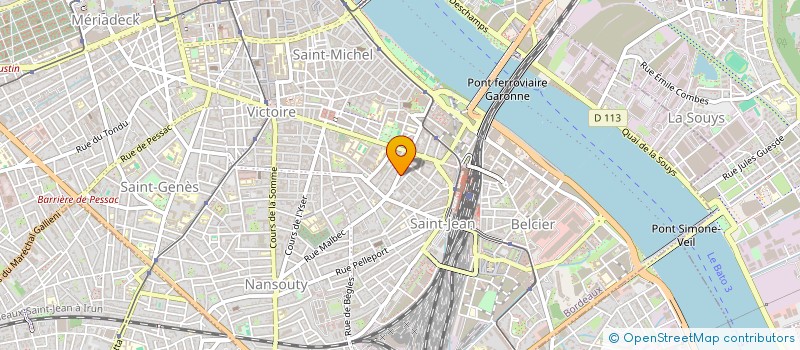 localisation de l'entreprise MONSIEUR BERSIA ILIAN  BORDEAUX