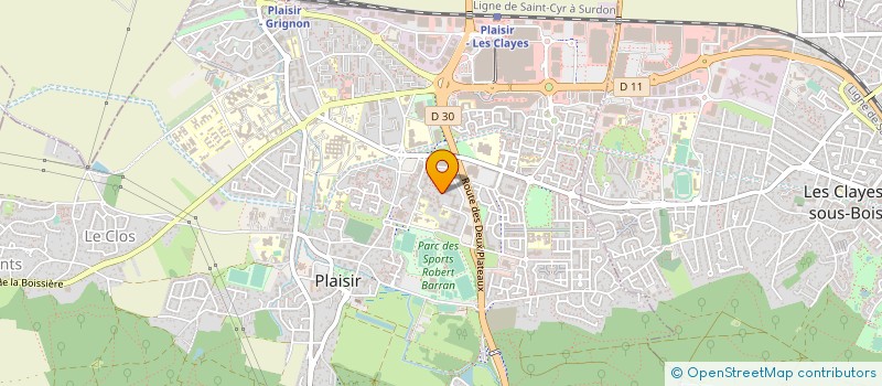 localisation de l'entreprise MONSIEUR BERTHAULD AGBOTON à PLAISIR