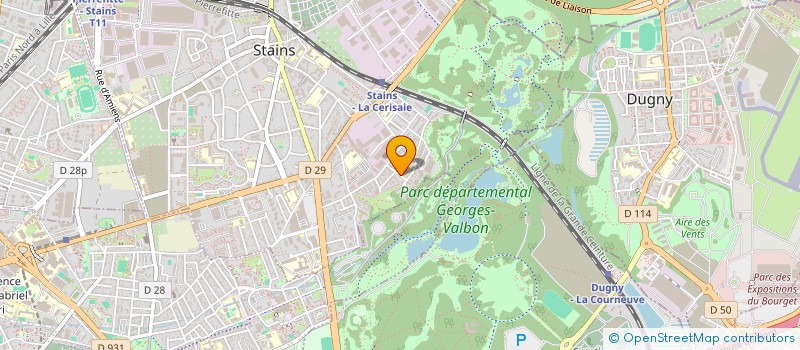 localisation de l'entreprise MONSIEUR BERTHET BOURGES BOUPDA à STAINS