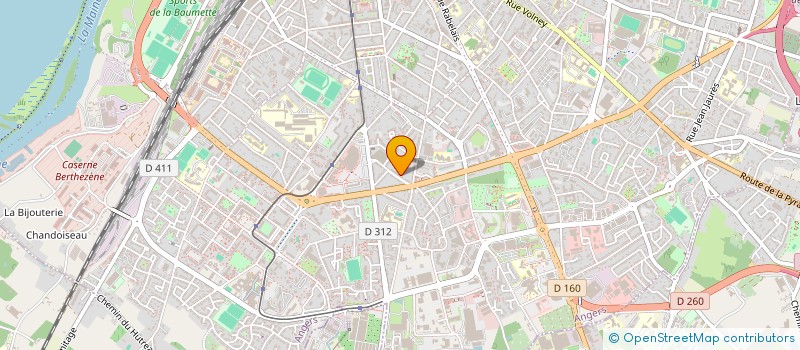 localisation de l'entreprise MONSIEUR BERTHIAUME DANIEL à ANGERS