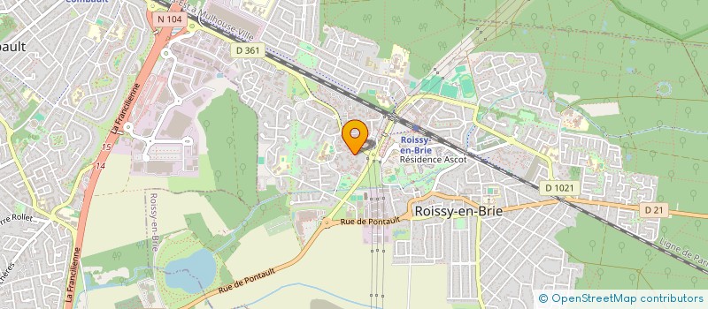 localisation de l'entreprise MONSIEUR BERTHIS KINZEMBE  ROISSY-EN-BRIE