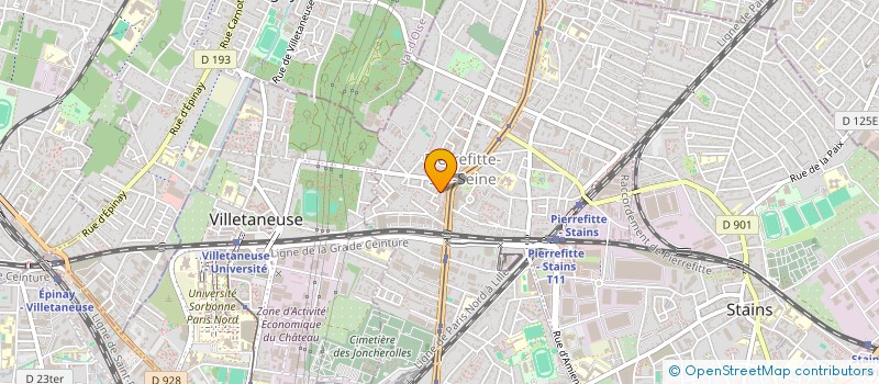 localisation de l'entreprise MONSIEUR BERTHO MBAGA à PIERREFITTE-SUR-SEINE