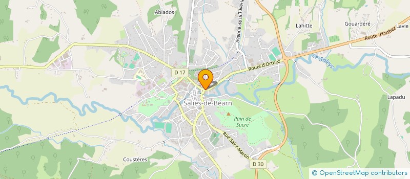 localisation de l'entreprise MONSIEUR BERTHOLD MULLER  SALIES-DE-BEARN