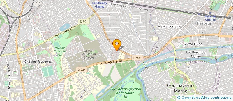 localisation de l'entreprise MONSIEUR BERTHONY SAINT AUBIN à NEUILLY-SUR-MARNE