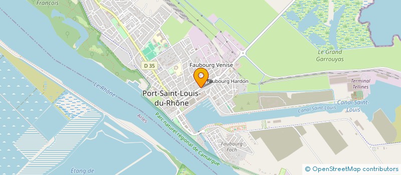 localisation de l'entreprise MONSIEUR BERTIL RYDEK à PORT-SAINT-LOUIS-DU-RHONE