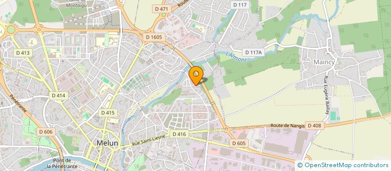 localisation de l'entreprise MONSIEUR BERTIN-ANDRE POUNGUI  ALFORTVILLE