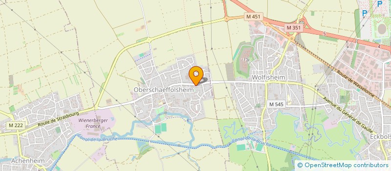 localisation de l'entreprise MONSIEUR BERTIN DESPLAN  OBERSCHAEFFOLSHEIM