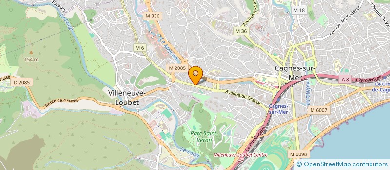 localisation de l'entreprise MONSIEUR BERTIN ETEMOVSKI à CAGNES-SUR-MER