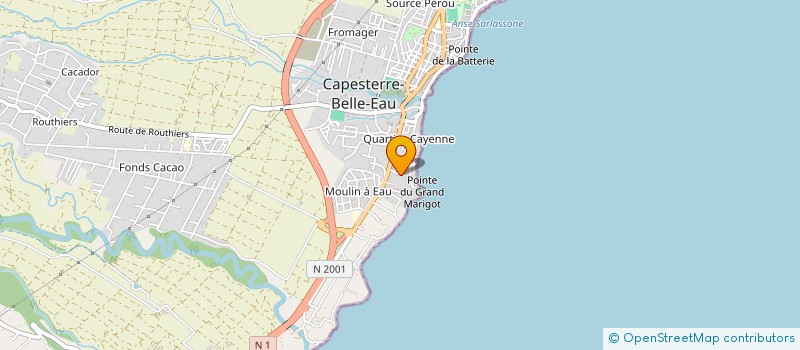 localisation de l'entreprise MONSIEUR BERTIN SAINT HILAIRE à CAPESTERRE-BELLE-EAU