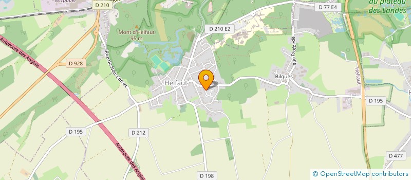 localisation de l'entreprise MONSIEUR BERTIN TALLEUX à WIZERNES