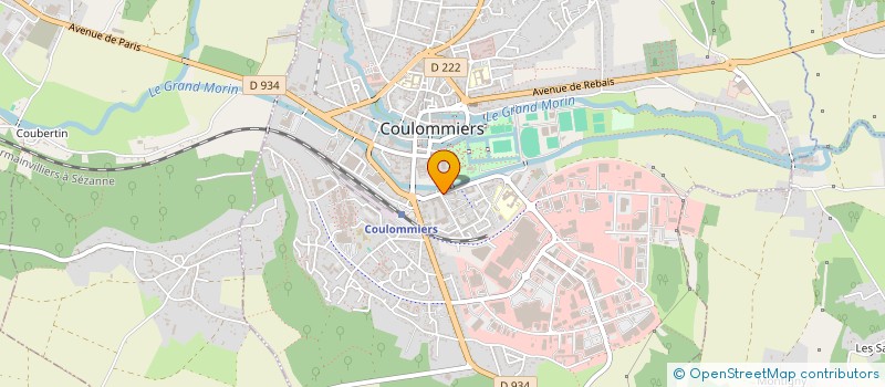 localisation de l'entreprise MONSIEUR BERTIN ZAKOU BISSY à COULOMMIERS