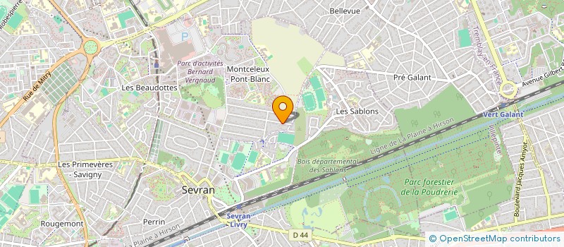 localisation de l'entreprise MONSIEUR BERTO MERILUS à SEVRAN