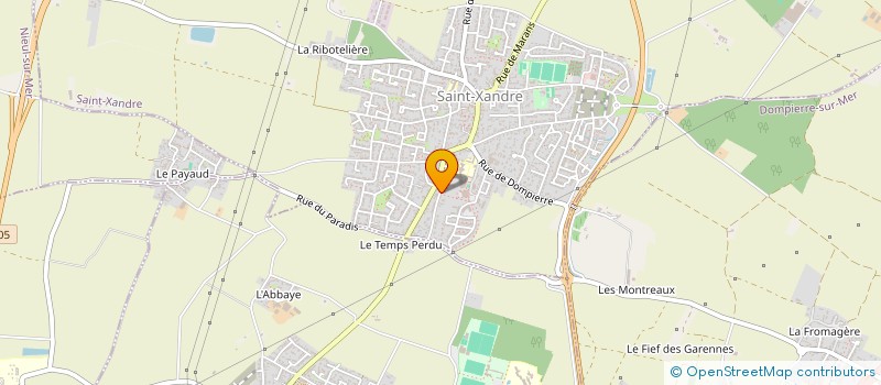 localisation de l'entreprise MONSIEUR BERTON BERTON  SAINT-XANDRE