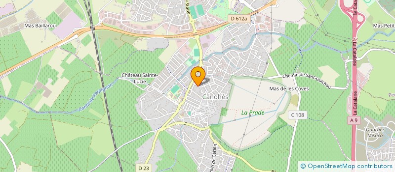 localisation de l'entreprise MONSIEUR BERTRAN DUMAS à CANOHES