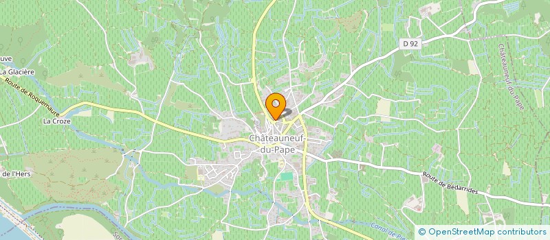 localisation de l'entreprise MONSIEUR BERTRAN OHN  CHATEAUNEUF-DU-PAPE