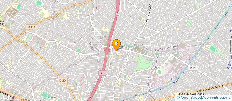 localisation de l'entreprise MONSIEUR BERTRAND ADOLPHE  BONDY