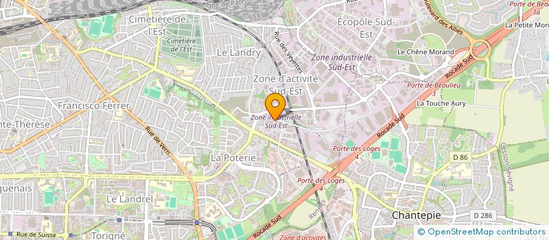 localisation de l'entreprise MONSIEUR BERTRAND ALEXANDRE ONDOUA  RENNES