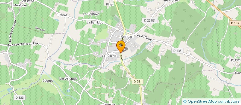 localisation de l'entreprise MONSIEUR BERTRAND ALINS  BERSON