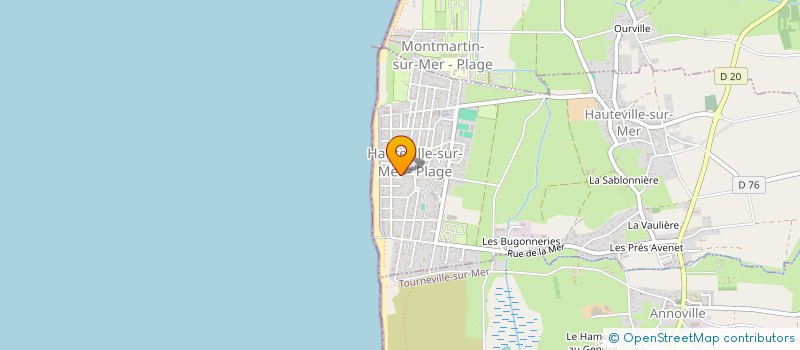 localisation de l'entreprise MONSIEUR BERTRAND ALLAIN DUPRE  HAUTEVILLE-SUR-MER