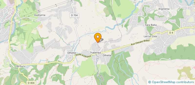 localisation de l'entreprise MONSIEUR BERTRAND ALLUSSON  URRUGNE