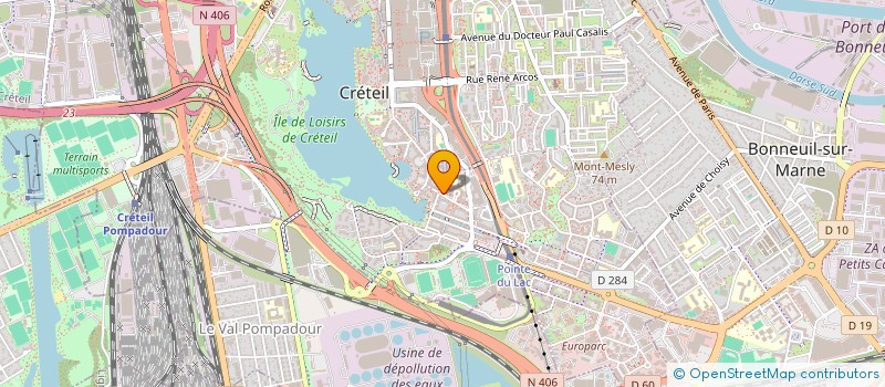 localisation de l'entreprise MONSIEUR BERTRAND AMOUSSOU-GUENOU à CRETEIL