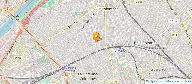 localisation de l'entreprise MONSIEUR BERTRAND ASSEZAT à COLOMBES