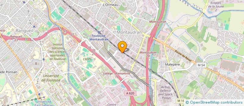 localisation de l'entreprise MONSIEUR BERTRAND AUDOUARD à TOULOUSE