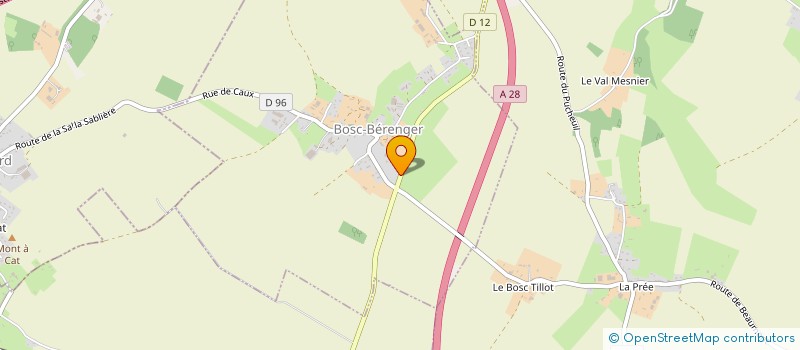 localisation de l'entreprise MONSIEUR BERTRAND AUGER à BOSC-BERENGER