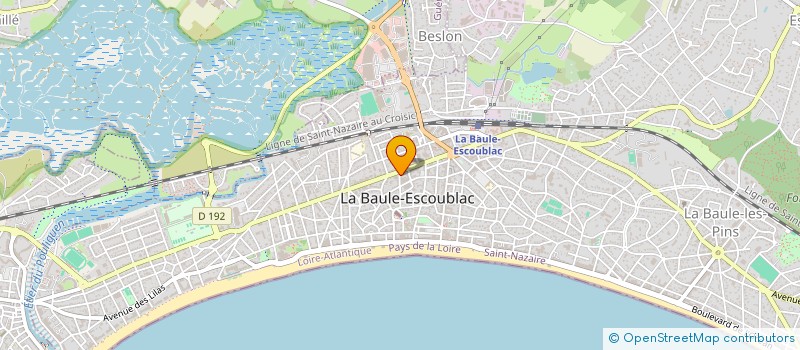 localisation de l'entreprise MONSIEUR BERTRAND AUPIED à LA BAULE-ESCOUBLAC