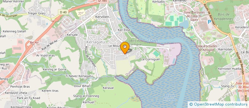 localisation de l'entreprise MONSIEUR BERTRAND BABIN à QUIMPER