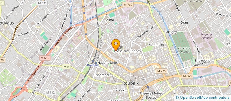 localisation de l'entreprise MONSIEUR BERTRAND BAISEZ à ROUBAIX