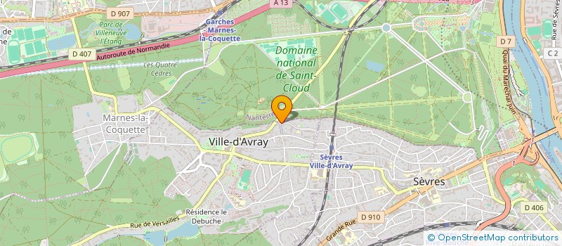 localisation de l'entreprise MONSIEUR BERTRAND BALLARIN à VILLE-D'AVRAY