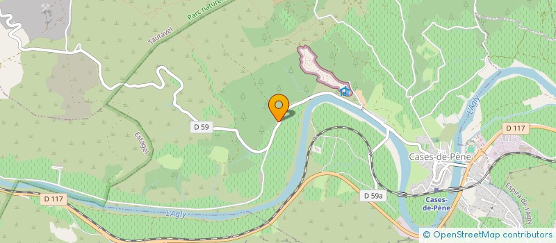 localisation de l'entreprise MONSIEUR BERTRAND BALLOT  CASES-DE-PENE