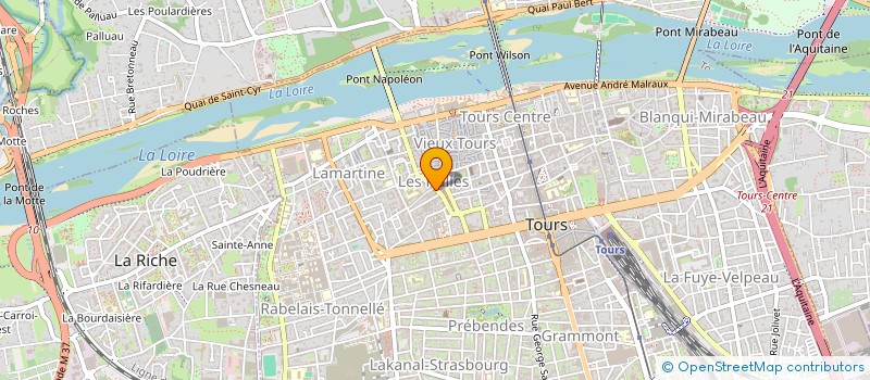 localisation de l'entreprise MONSIEUR BERTRAND BARBIER  TOURS