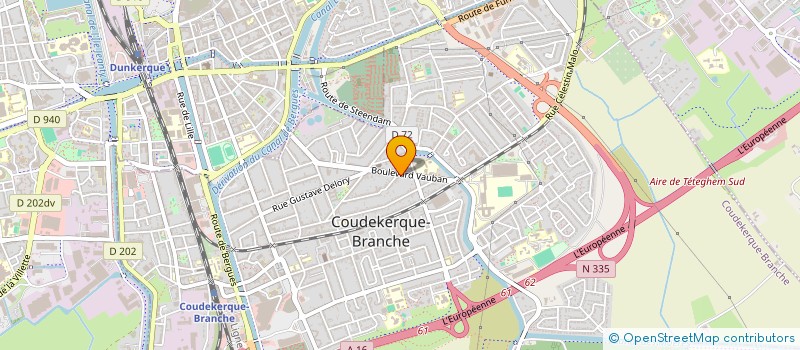 localisation de l'entreprise MONSIEUR BERTRAND BARGE  COUDEKERQUE-BRANCHE