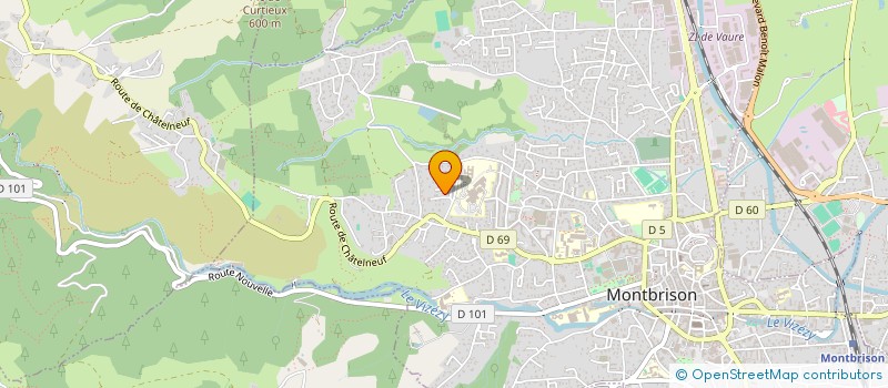 localisation de l'entreprise MONSIEUR BERTRAND BAROU  MONTBRISON