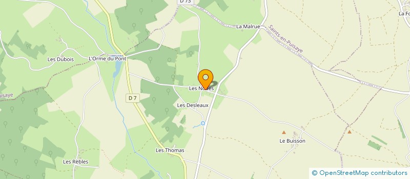localisation de l'entreprise MONSIEUR BERTRAND BARREAU  TREIGNY-PERREUSE-SAINTE-COLOMBE