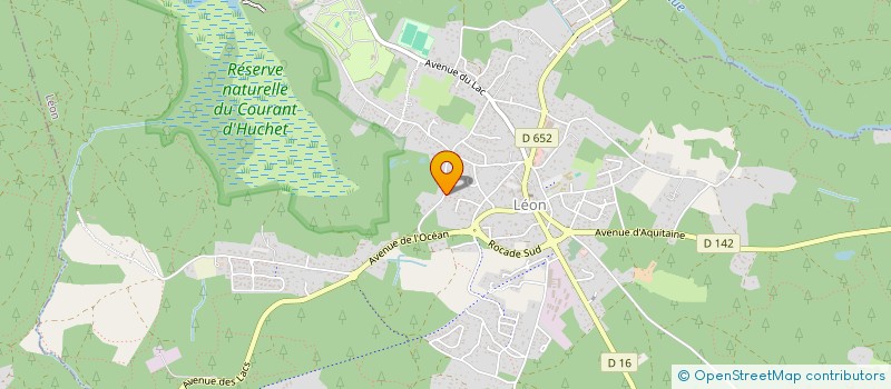 localisation de l'entreprise MONSIEUR BERTRAND BARRERE  LEON