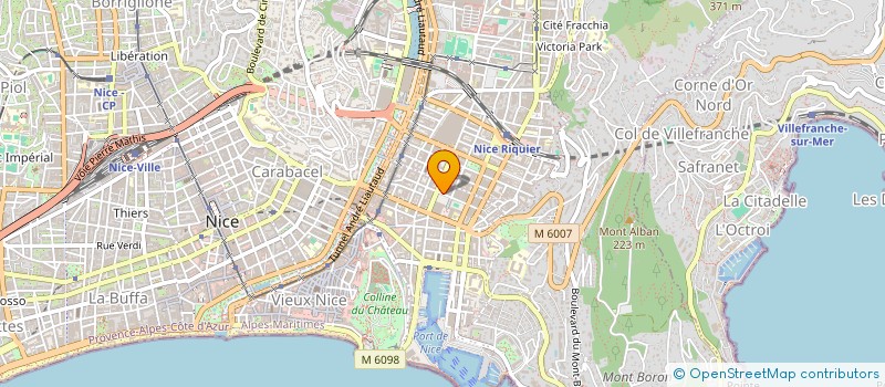 localisation de l'entreprise MONSIEUR BERTRAND BASTIEN  NICE