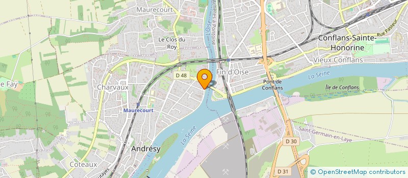 localisation de l'entreprise MONSIEUR BERTRAND BATISSE  ANDRESY