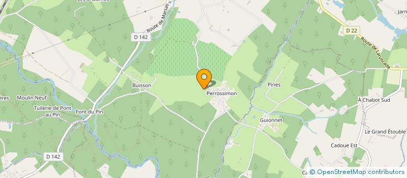 localisation de l'entreprise MONSIEUR BERTRAND BEAULAC  LARUSCADE