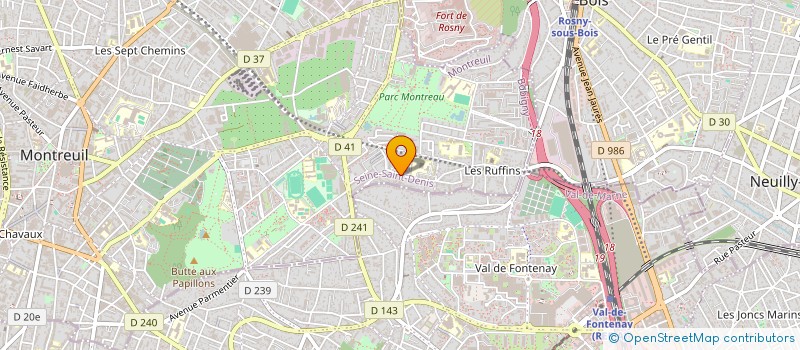 localisation de l'entreprise MONSIEUR BERTRAND BEAUMONT à MONTREUIL