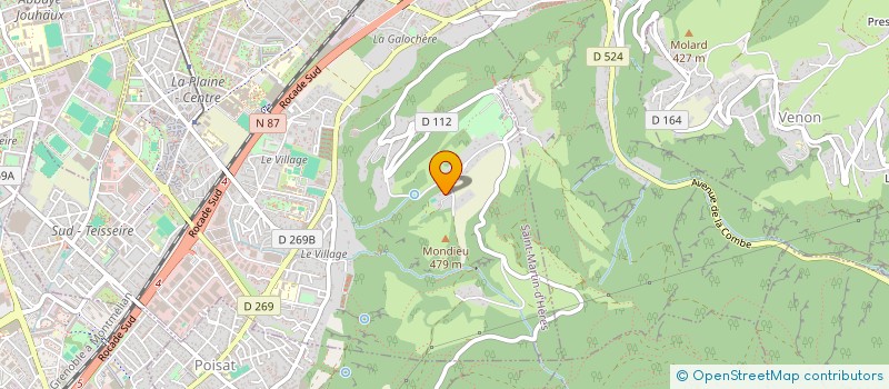 localisation de l'entreprise MONSIEUR BERTRAND BEAUMONT  SAINT-MARTIN-D'HERES