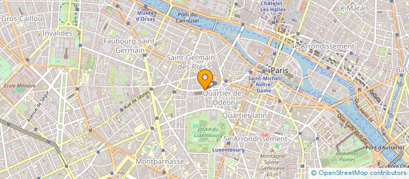 localisation de l'entreprise MONSIEUR BERTRAND BEDEL GIROU DE BUZAREINGUES  PARIS