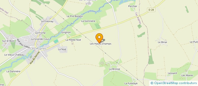localisation de l'entreprise MONSIEUR BERTRAND BEDOUET à LES ASPRES