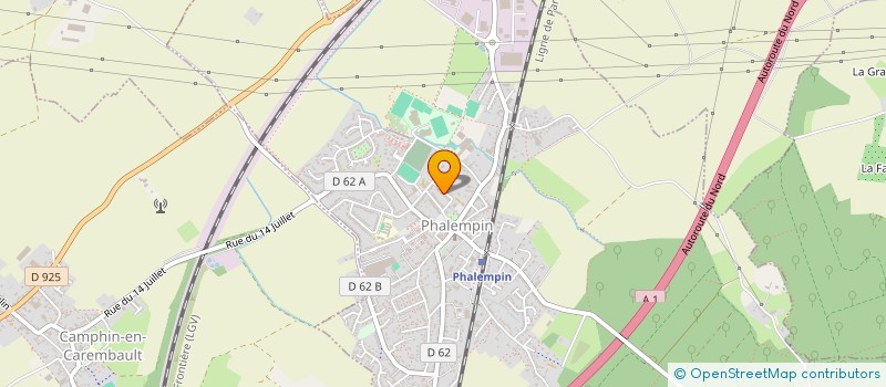 localisation de l'entreprise MONSIEUR BERTRAND BEGHIN  PHALEMPIN