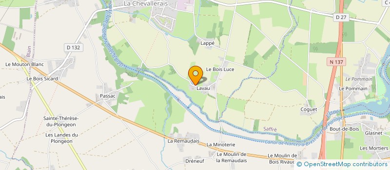 localisation de l'entreprise MONSIEUR BERTRAND BELTZUNG à LA CHEVALLERAIS