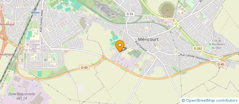 localisation de l'entreprise MONSIEUR BERTRAND BENOIT  MERICOURT