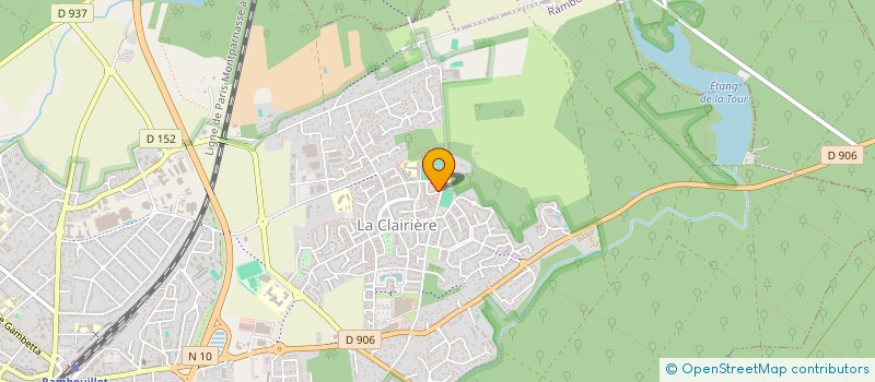 localisation de l'entreprise MONSIEUR BERTRAND BERTHOMIEU  RAMBOUILLET